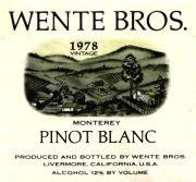 Wente_pinot blanc 1978